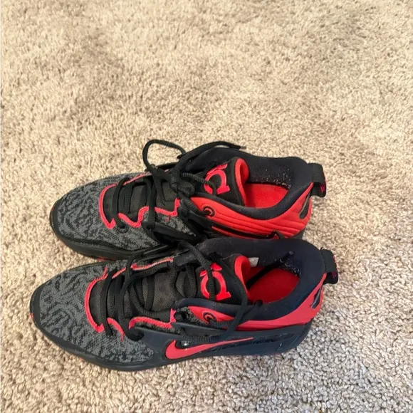 Nike Kids Red and Black Athletic Shoes