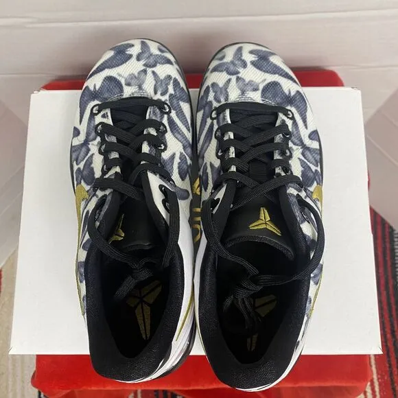 Nike Kobe 8 Protro Mambacita FN0267-102 - Size 3Y Little Kids - White/Black/Meta