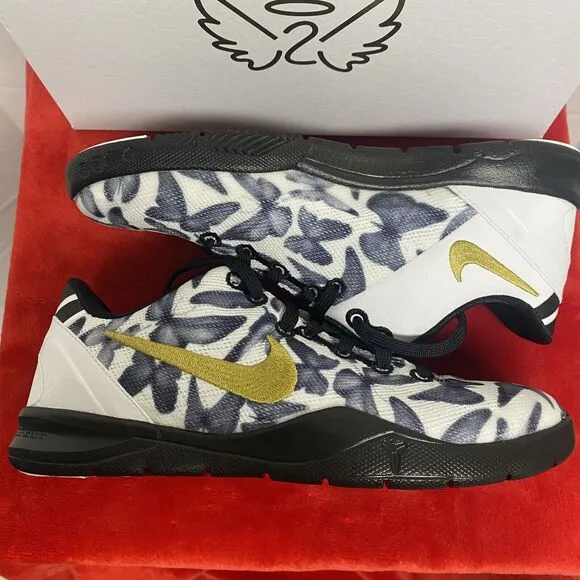 Nike Kobe 8 Protro Mambacita FN0267-102 - Size 3Y Little Kids - White/Black/Meta