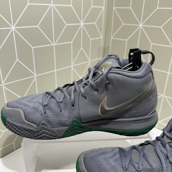 Nike Kyrie 4 City Guardians Celtics Green Gray Mens Sz 7 M Shoes