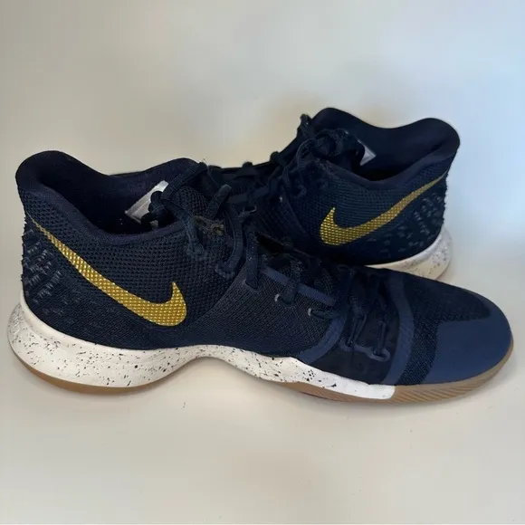 Nike Kyrie Men's Shoes Obsidian Metallic Gold Summit White Sneakers Keen 11.5