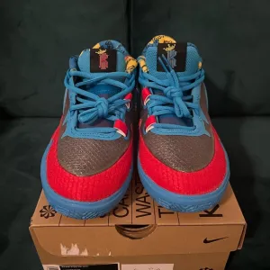 Nike KYRIE Red and Blue Sneakers Low-Top Chunky Sole