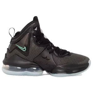 Nike LeBron 19 Black Aqua Sneakers Size 7 Youth Size‎ 7.5 Mens