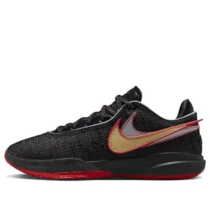 Nike LeBron 20 Trinity Black Red Basketball Shoes DJ5423-001 Men Sz 5.5 Women 7