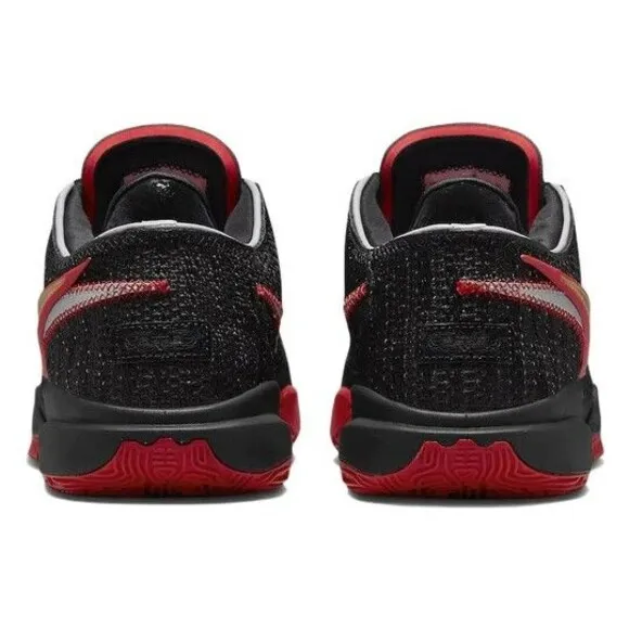 Nike LeBron 20 Trinity Black Red Basketball Shoes DJ5423-001 Men Sz 5.5 Women 7