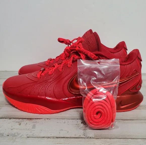 Nike Lebron XXI Bright Crimson Gym Red HF5951-600 Mens Size 11.5 NEW W/O BOX