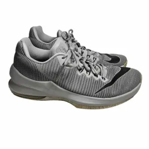 Nike Mens Air Max Infuriate 2 Low  Top Gray Running Shoes  Size‎ 9.5 (O)