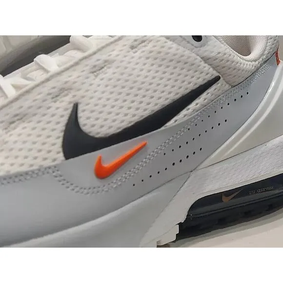 🔥Nike Men's Air Max Pulse Sneakers Shoes DR0453 100 White Orange Black Size 12