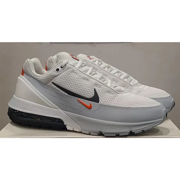 🔥Nike Men's Air Max Pulse Sneakers Shoes DR0453 100 White Orange Black Size 12