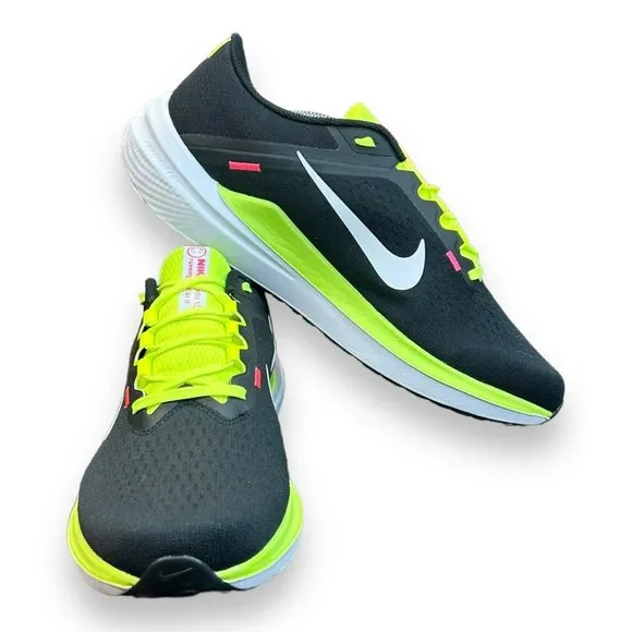 Nike Men's Air Winflo 10 XCC Running shoes FN6825 010 size 11.5 Black White Pink