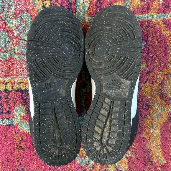 Nike | Men’s black &amp; white Panda Low Dunk Sneakers, black laces/sole, size 10.5