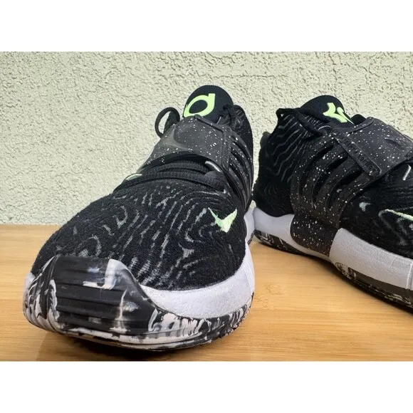 Nike Mens KD 14s Black Lime Glow CW3935-005 Size 12
