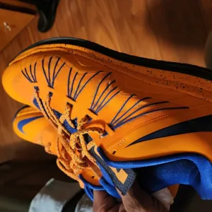 Nike Men's Orange and Blue Athletic Shoes