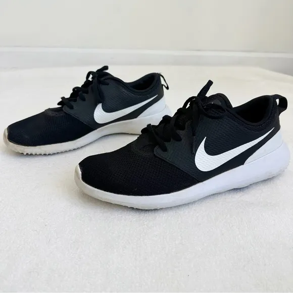 Nike Men’s Roshe G Next Nature Black White Golf Shoes Sneakers, size 10.5