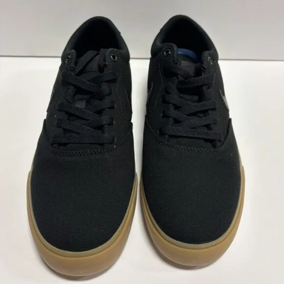 Nike Men’s SB Charge Low Canvas Sneakers Black, Size 11 M