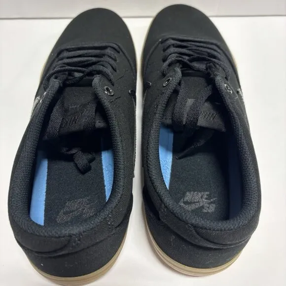 Nike Men’s SB Charge Low Canvas Sneakers Black, Size 11 M