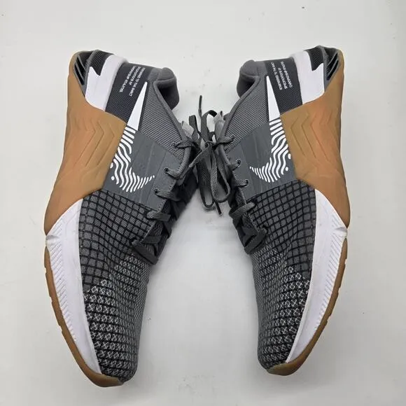 Nike Metcon 8 Sneakers Men's 12 Smoke Grey Gum Sole Training Gym D09328-002