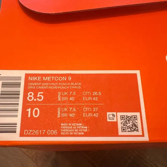 Nike Metcon 9 shoes new size 8.5 men's
