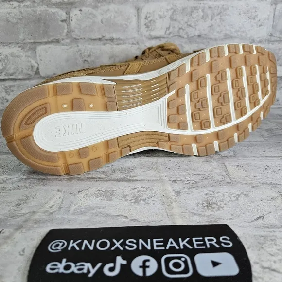 Nike P-6000 SE Flax Metallic Gold Mesh Sneaker HF0015-201 Men's Size 11.5