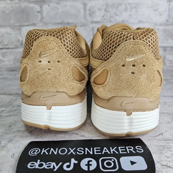 Nike P-6000 SE Flax Metallic Gold Mesh Sneaker HF0015-201 Men's Size 11.5