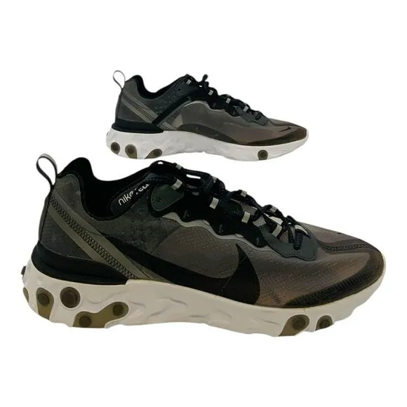 Nike React Element 87 Running Shoe Anthracite/Black/White US Men's 11.5