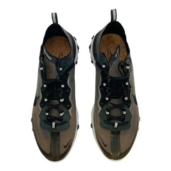 Nike React Element 87 Running Shoe Anthracite/Black/White US Men's 11.5