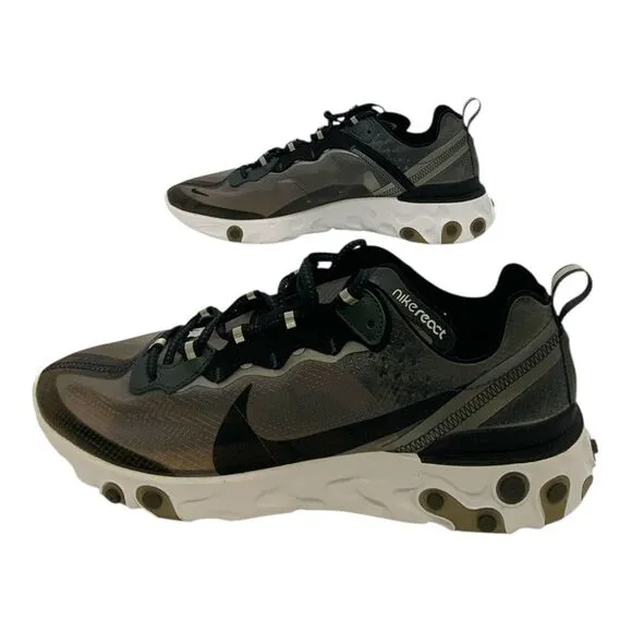 Nike React Element 87 Running Shoe Anthracite/Black/White US Men's 11.5
