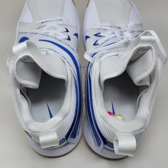 Nike React Hyperset White Game Royal Gum Buttons CI2955 140 Men's Size 14 New