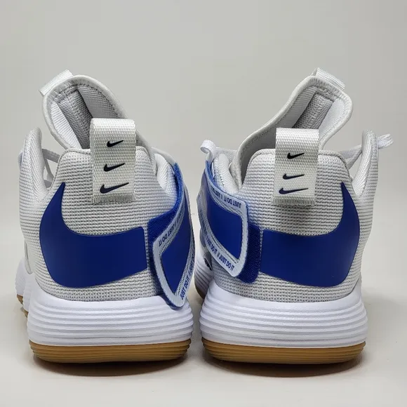 Nike React Hyperset White Game Royal Gum Buttons CI2955 140 Men's Size 14 New