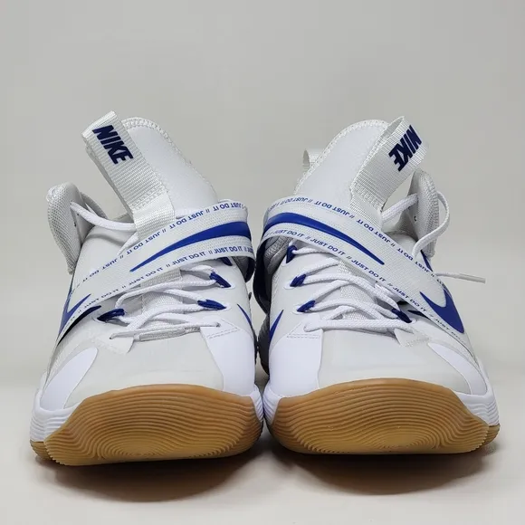 Nike React Hyperset White Game Royal Gum Buttons CI2955 140 Men's Size 14 New