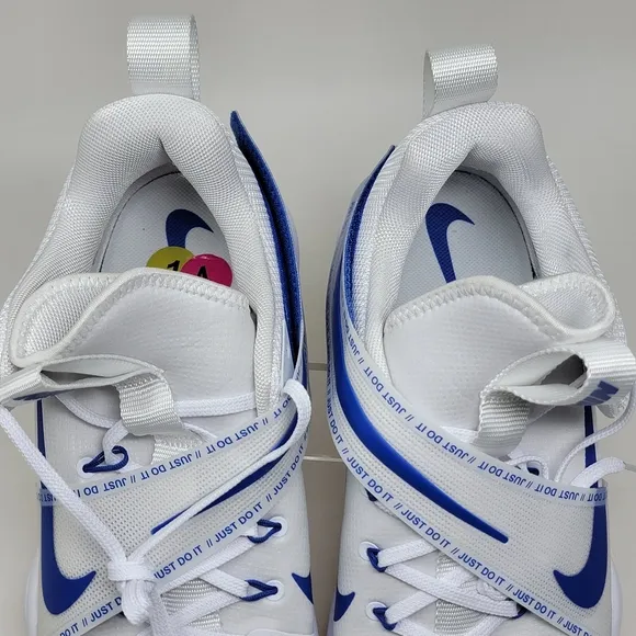 Nike React Hyperset White Game Royal Gum Buttons CI2955 140 Men's Size 14 New