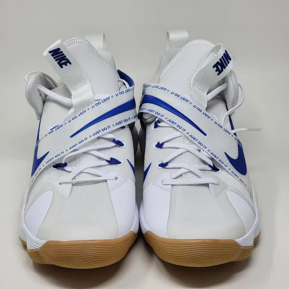 Nike React Hyperset White Game Royal Gum Buttons CI2955 140 Men's Size 14 New