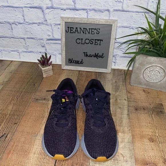 NIKE REACT INFINITY RUN FLYKNIT 3 SNEAKERS - PURPLE