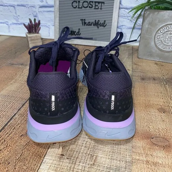 NIKE REACT INFINITY RUN FLYKNIT 3 SNEAKERS - PURPLE