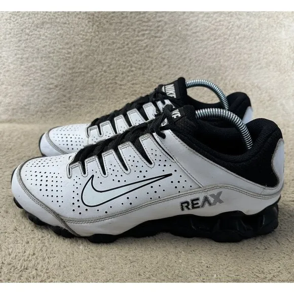 Nike Reax TR White Black Running Shoes Sneakers (616272-101)Men’s Size 9.5