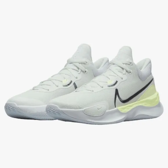 Nike Renew Elevate 3 Basketball Shoes Sneakers 11 In White Barely Green Sports