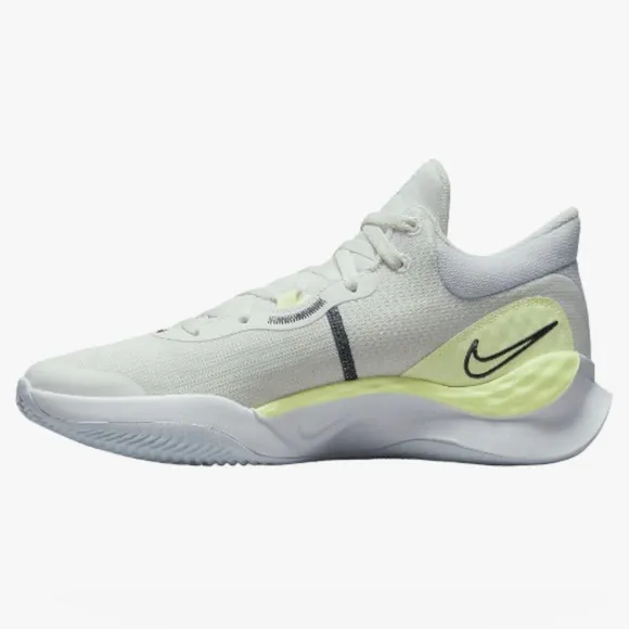 Nike Renew Elevate 3 Basketball Shoes Sneakers 11 In White Barely Green Sports