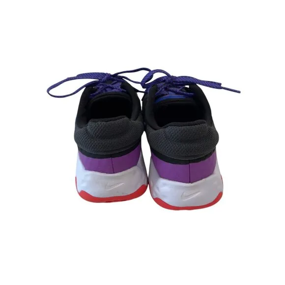 Nike Renew Run Athletic Shoes Black/Red/Purple Size 7.5 Womens Running Sneakers
