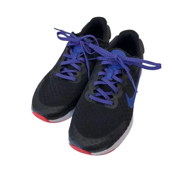Nike Renew Run Athletic Shoes Black/Red/Purple Size 7.5 Womens Running Sneakers
