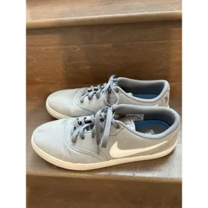 Nike SB Check Solar Canvas Sneaker Men Size US 10 Cool Grey Casual 843896-003