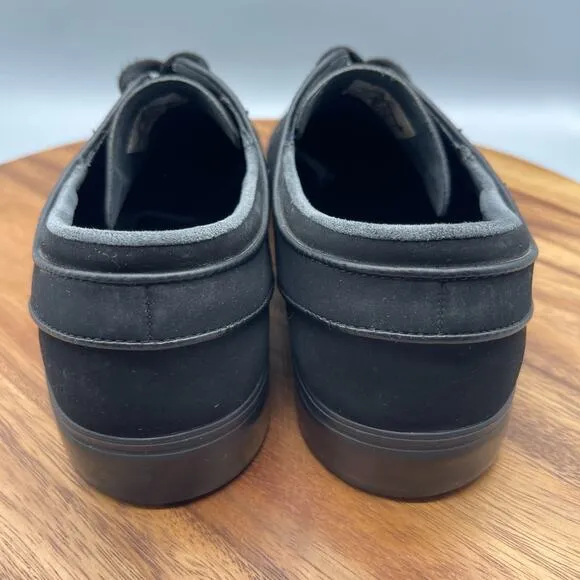 Nike SB Zoom Stefan Janoski Shoes Mens Size 13 Black Suede Skate Casual Sneakers