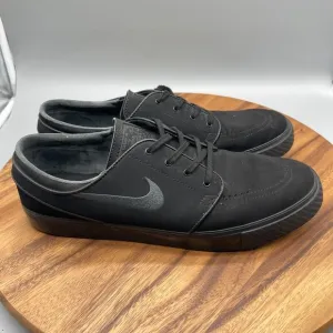 Nike SB Zoom Stefan Janoski Shoes Mens Size 13 Black Suede Skate Casual Sneakers