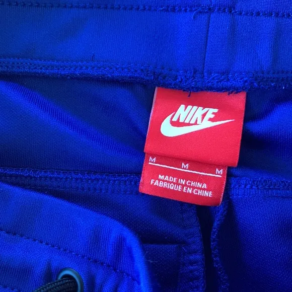 NIKE Soccer F.C. Libero Shorts Royal Blue Purple Printed Men’s Size Medium