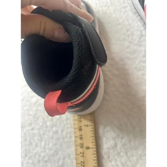 Nike Toddler 6.5C Girls Shoes Basketball Sneakers Black Pink Athletic