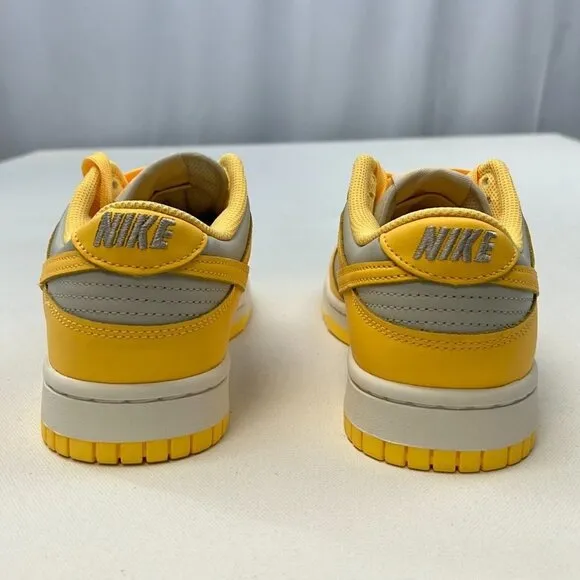 Nike Unisex Adults Dunk Low DD1503 101 Gray Yellow Sneaker Shoes Size M6 W7.5