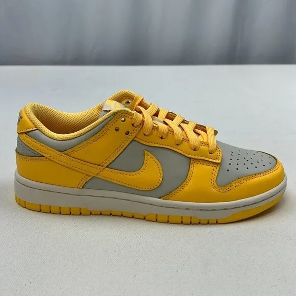 Nike Unisex Adults Dunk Low DD1503 101 Gray Yellow Sneaker Shoes Size M6 W7.5