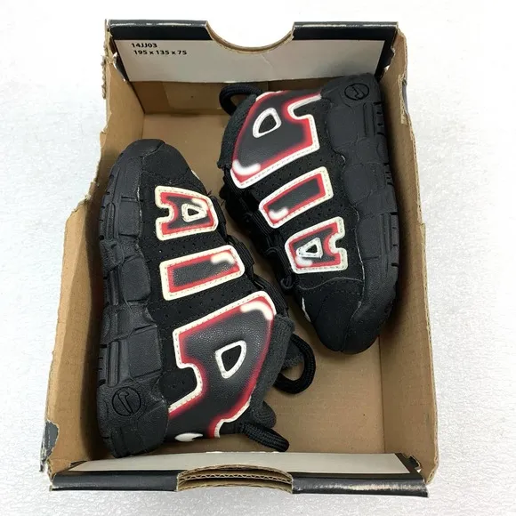 Nike Uptempo CK0825-010 Sneaker Shoes - Size 5C