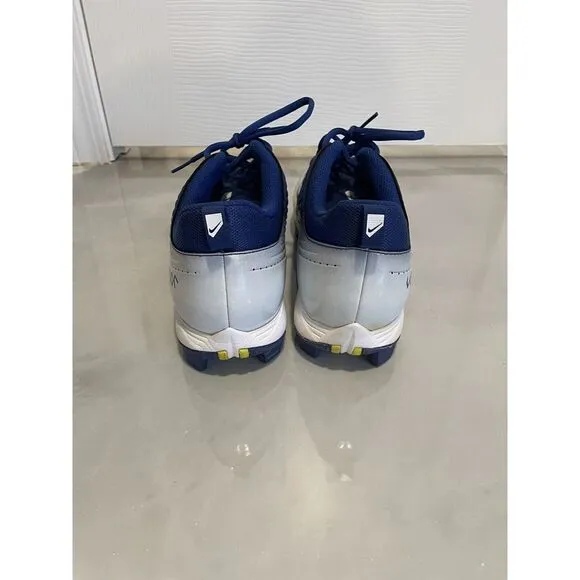 Nike Vapor Max Cleats Men's 11.5 White And Blue‎
