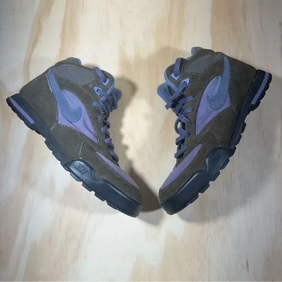 Nike Vintage Purple Brown Hiking Boots Women’s Size 6.5