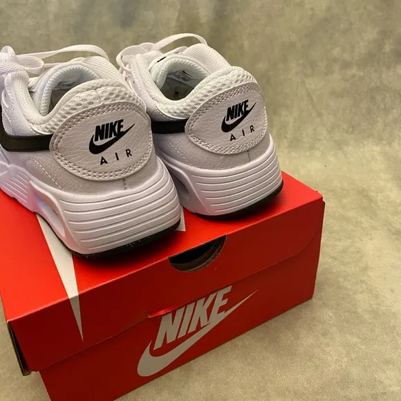 Nike White and Black Air Max Sneakers